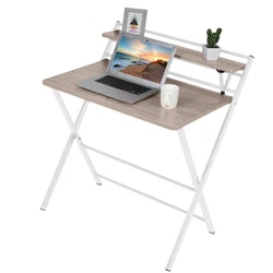 Regarding installation: The computer desk is a simple folding type, no need to install it yourself. When not in use,...
