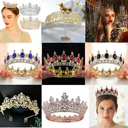 ♥ High Quality: Alloy and top-grade AB rhinestones. Sturdy and sparkly, this gives the tiara a colorful brilliant and...