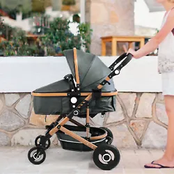 C OLOR TREE 2 In 1 Baby Stroller. High landscape convertible baby strollers seat can face outside or face parents....