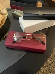 ‼️‼️please check my feedback ‼️‼️Top quality Cartier glasses for sale at a great price. They are pre...
