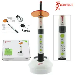 100% Woodpecker Dental Curing Light Cure Lamp Wireless 1200mW LED C Original. The solidification effect is not affected...