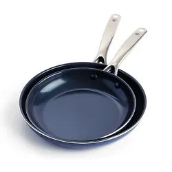 •Tough enough for daily life, this pan has 5x harder coating, delivers 4x better heat transfer, and last 10x longer...