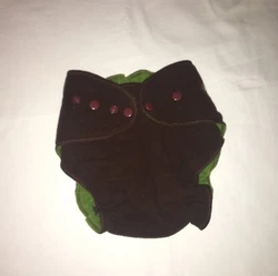 Loveybums fleece cover with chocolate windpro outer and jacaranda green microfleece inner. Loveybums fleece covers are...