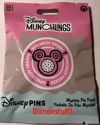 Disney Parks Munchlings Treats Mystery Collection 5 Pc Pin Pouch Pack Sealed NEW.