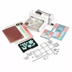 Sizzix Big Shot Plus Starter Kit 660341 Manual Die Cutting & Embossing Machine for Arts & Crafts, Scrapbooking &...