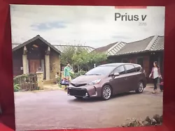 2015 Toyota Prius V Hybrid Electric 22-page Original Car Sales Brochure Catalog.