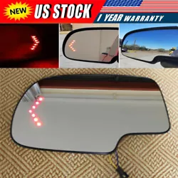 Feature Fits LH (Driver Side) For power operation mirrors Heated glass Integrated chevron style turn signal Includes...