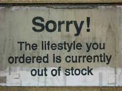 Sorry, The Lifestyle You Ordered., graffiti art by Banksy, 12