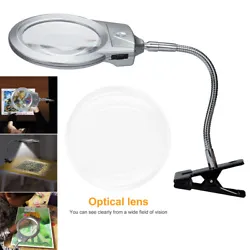 1 light clip-on hose magnifier ( not including 3 AAA). With luminaires and LED design, the magnifying glass can be used...