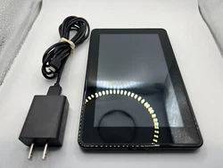 Amazon Kindle Fire Tablet Model D01400 with charger. Pre-owned, works, great condition.