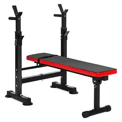 Fitvids LX400 Adjustable Olympic Workout Bench with Squat Rack  Safety: Crafted with safety in mind, this bench is...