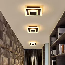 1 x LED Ceiling Light. Material: Acrylic+Iron. Range of Application: Living room, Bedroom, Kitchen, Study room,...
