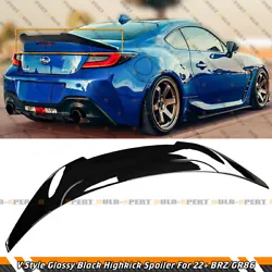 JDM V Style HighKick Aggressive Trunk Spoiler At Low Price. Original Spoiler Needs To Be Removed. 1 x Painted Gloss...