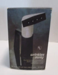 Vintage Wrinkles Away Electric Handheld Clothes Steamer with Box. This steamer seems to have not been used. I did test...