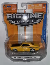 69 Chevy Chevelle SS Bigtime Muscle Jada Toys Dub City Diecast 1/64 Rare Yellow.