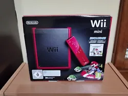 Nintendo Wii mini + Mario Kart wii. Tested - In good condition!