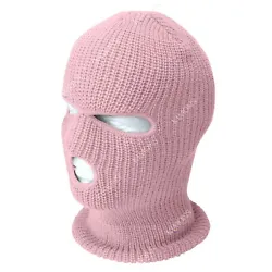 3 Hole Face Mask Ski Mask Winter Cap Balaclava Hood Army Tactical Mask II. Strong stitching around eyes and mouth. One...