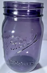 Ball Mason Purple Jar No Lid.
