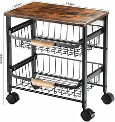 1 x -3 Tier shelf. And will keep it perfectly still when needed. 4 x Rolling Casters. SPACIOUS STORAGE CAPACITY: Size:...