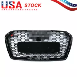 Spec: Front Radiator RS4 Style Grille. Style: Honeycomb. 1x RS4 Badge. 1x quattro Letters. Type: Bumper Grille. 1x...