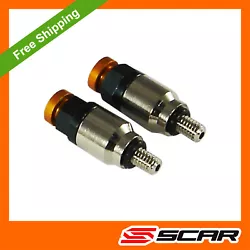 Fit : WP (White Power) / Marzocchi. FORK AIR BLEEDER VALVES. Orange Color. Also Available in : Black. 07-15 / 2020.