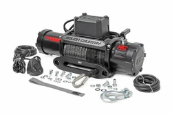 9500 LB. Pro Series Electric Winch | Synthetic Rope. Motor: Powerful 5.5HP , Gear Ratio 265:1 , 3 Stage Planetary with...