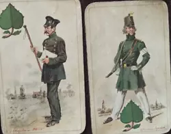 Ici est présenté un jeu très rare du skat, 1897. Le jeu provient de la société Schneider & Co Altenburg où est...