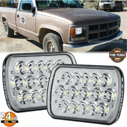 Description: Dimension: 7x6  5x7 Wattage: 120W/set Chips: 15 Ultra Bright LED Chips Beam Type: High Low Beam....