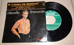 CLAUDE FRANCOIS - SI JAVAIS UN MARTEAU EP 4 TITRES 1963 45 TOURS.