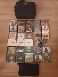 On y trouve : Resident Evil 1 et 2 directors cut et dual shock édition, Tobal 1 et 2, Tekken 3, Strikers 1945 2, Crash...