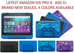 SKY Blue, Doodle, Intergalactic, Black. Amazon Fire 8 Kids pro Edition Tablet 8