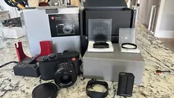 Buy now and experience the amazing world of photography with Leica! - red Leica Case. - Leica UV filter.