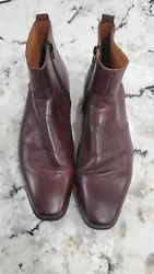 aldo mens boots 12 brown leather Zipp brown leather used but still has great life smoke free home clean