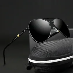 Polarized Aviator Sunglasses Built Photochromic Lenses. Each pair of sunglasses have UV protection with 100% polarized...