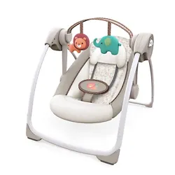Comfy fabrics soothe baby; headrest, seat pad and pillow are machine washable for easy cleaning; recline positions keep...