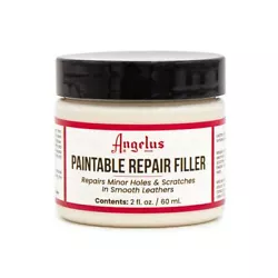Angelus Paintable Repair Filler is mixable with Angelus Leather Paints for seamless repairs. Repairs holes and...