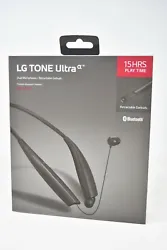 Enjoy the well-balanced sound of this black LG TONE Ultra wireless headset. LG TONE Ultra α HBS-830 Wireless Bluetooth...
