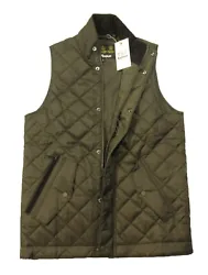 KENSINGTON QUILTED JACKET. DIAMOND QUILTING SMARTENS A CRISP NYLON VEST STYLED WITH COTTON CORDUROY IN THE COLLAR AND A...