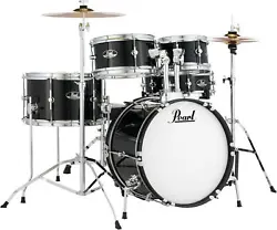 5-piece Junior Drum Kit with Cymbals and Hardware.