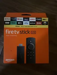 Amazon Fire TV Stick Lite HD Media Streamer with Alexa Voice Remote Lite - Black. Unbroken seal