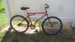 The original bike was available from Marlboro cigarettes (!). as a promotional item. The original bike had a triple...