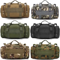 Its als o a good choice for a gift. 【SMALL SIZE & LARGE CAPACITY】Our tactical duffle bag size is 30 18 8cm. The...