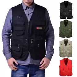 OCCASIONS: stylish and highly versatile lightweight jacket, multi-functional vests, can wear as fishing vests, photo...