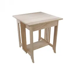 Mission End Table Kit. Youll enjoy our mission styling, with its hand rubbed finish that brings out the beauty of the...
