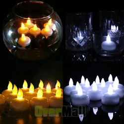 Perfect for use in families who has pets and kids. - Energy saving&Waterproof & :Once the candle light touch the water...