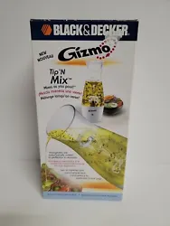 NEW Black & Decker Gizmo Tip-N-Mix Automatic Salad Dressing Mixer, Mix as U Pour, Fast Shipping, Thanks for Shopping...