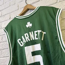 Adidas NBA Boston Celtics Jersey #5 Kevin Garnett Green Size XL. Condition is Used. Shipped with USPS Ground Advantage.
