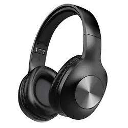Wireless Headphones Over Ear Earphones w Mic Foldable Handsfree Headset Noice Canceling Black. Made of premium quality...