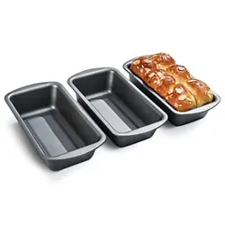 You could bake 1 lb banana bread with this loaf pan. For results, rinse with warm soapy water before and after each...