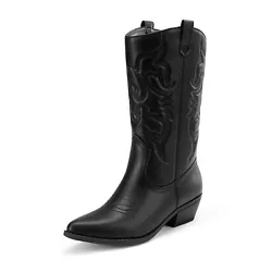♢ Mid Calf. ♢ Knee high boots. ◈ Boys boots. ◈ Grils Boots. Easy On / Off：A loop / hook makes it easier to...